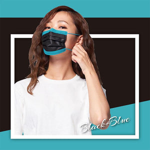 CSD Mix 'n Match Series - Black & Blue - 30/Box - Taiwan Masks
